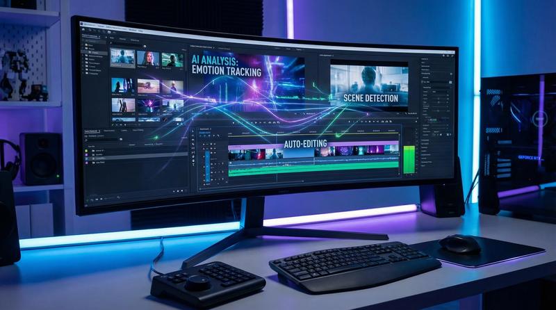 探花 AI视频剪辑演示